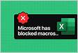 Macros do Excel sendo bloqueadas por Risco de Seguranç